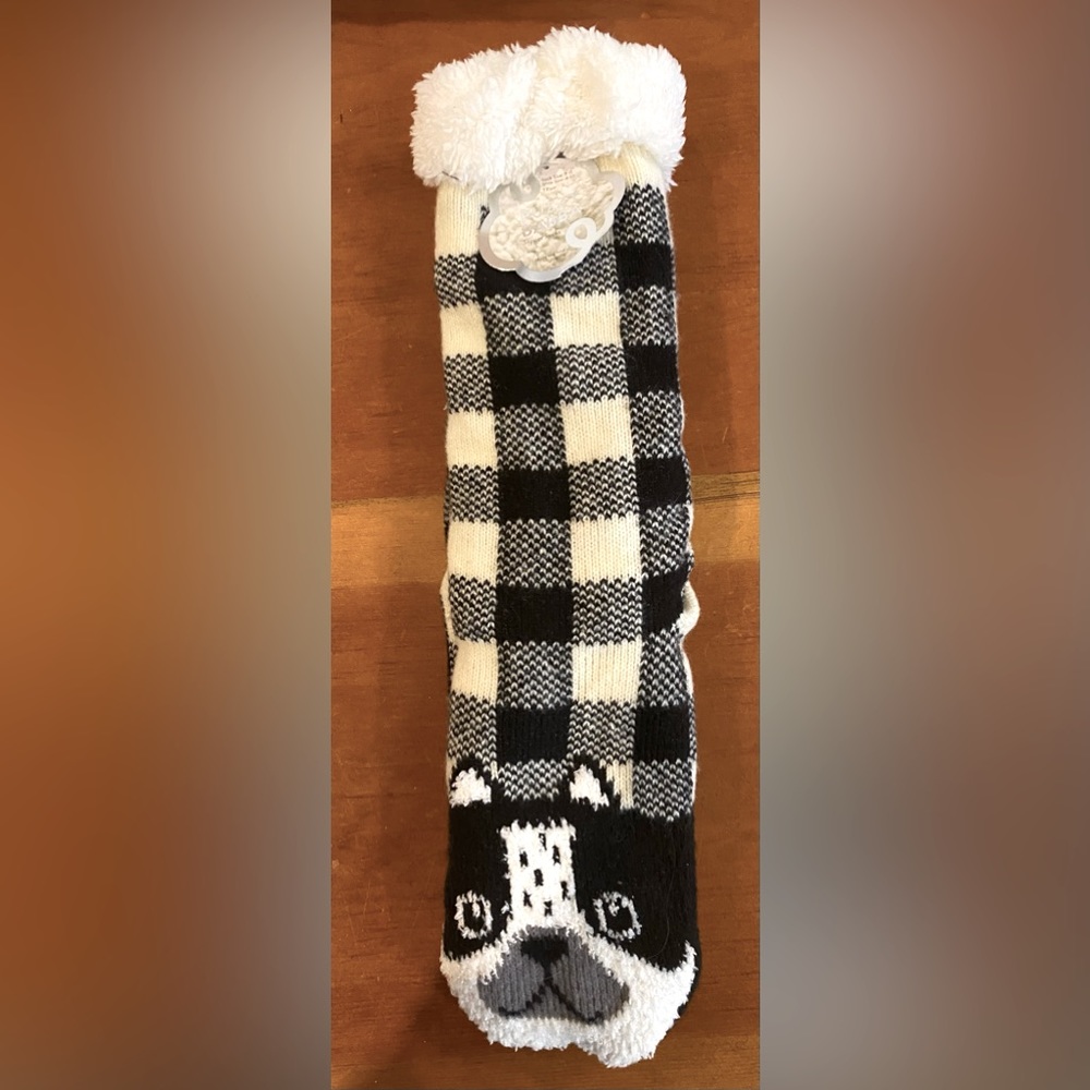 Boston Terrier / Frenchie Slipper Socks